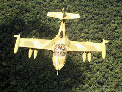 avion cazabombardero ligero Cessna A-37B Dragonfly subsnico