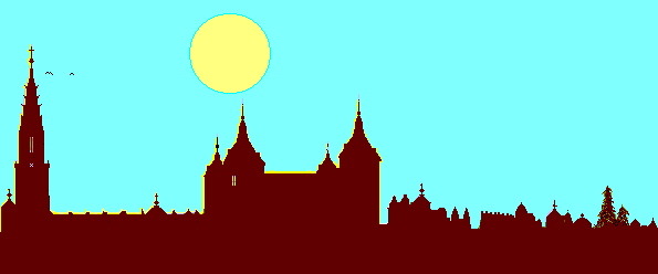 silueta parcial de la imperial  ciudad de Toledo  (España)   (jhp)